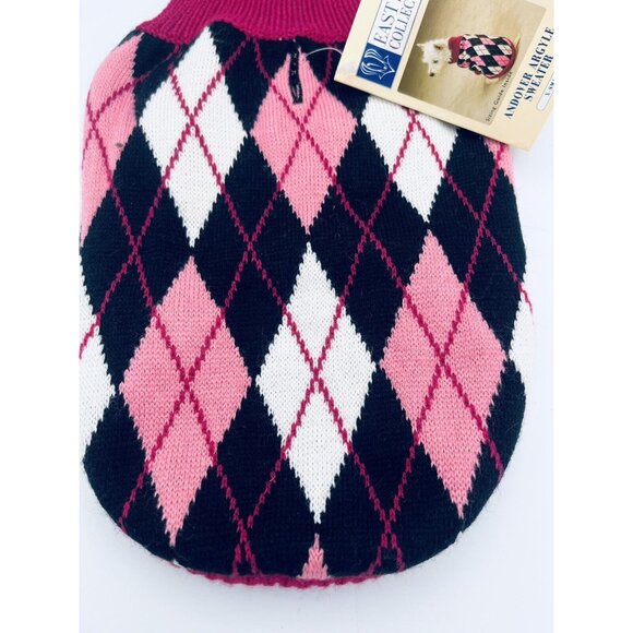 East Side Collection Andover Argyle Sweater Sz XS - Picture 1 of 6
